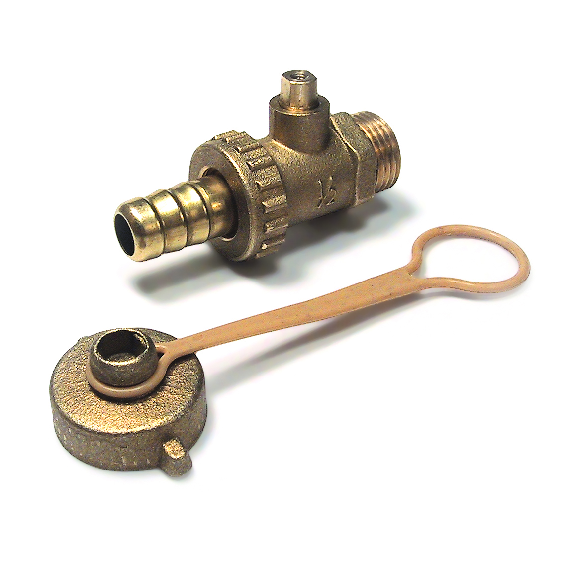 122004 Drainage ball valve with hose connection M1/2"