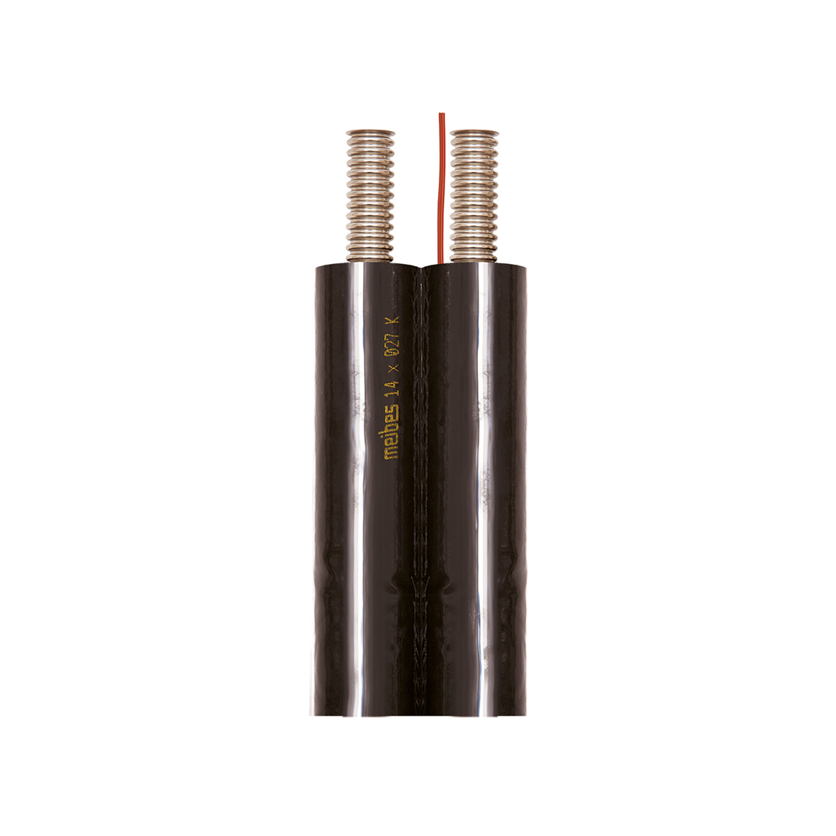 Inoflex - tubo corrugato in acciaio inox con cavo e pellicola protettiva