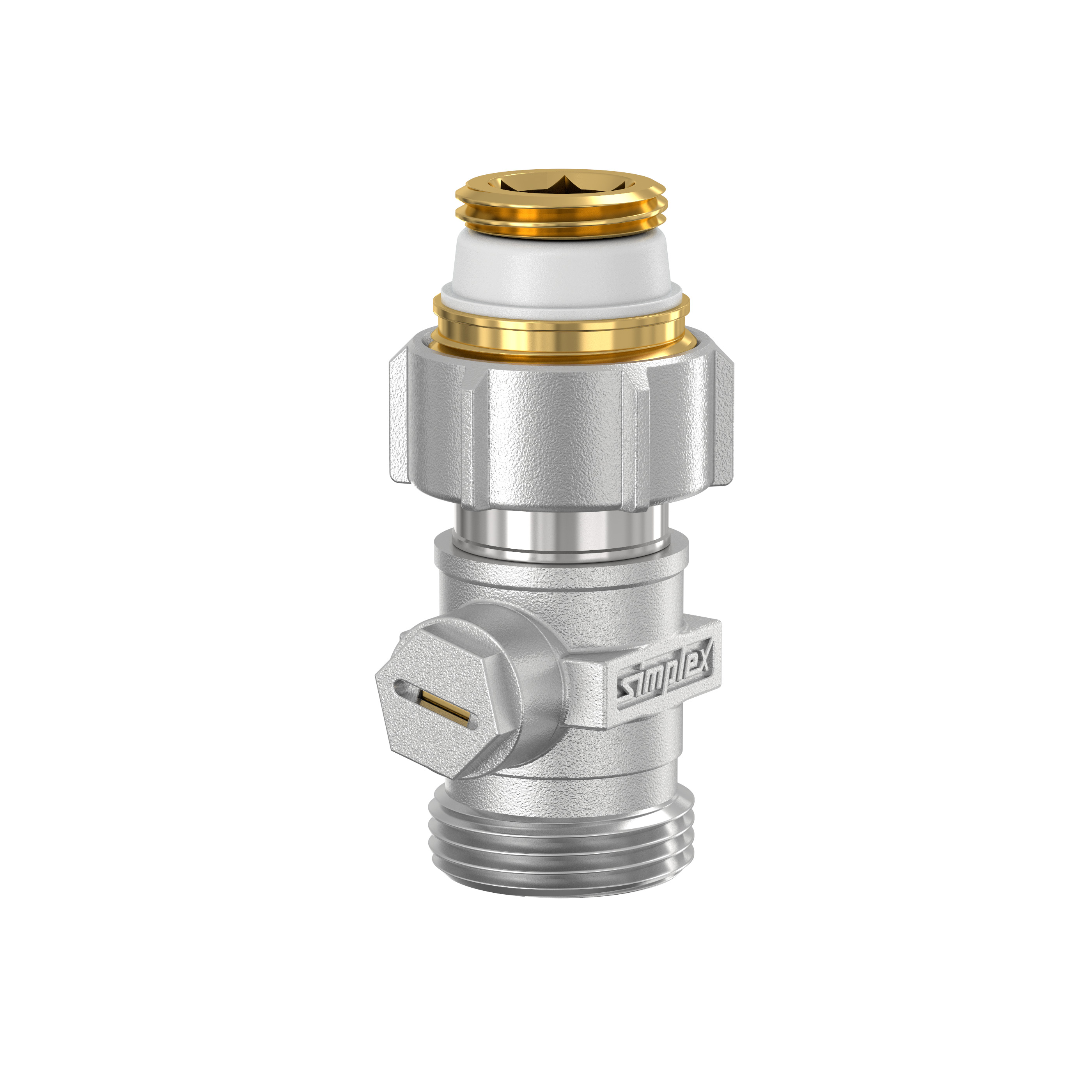 EXCLUSIV Single Valve with Connection Nipples and Male Thread